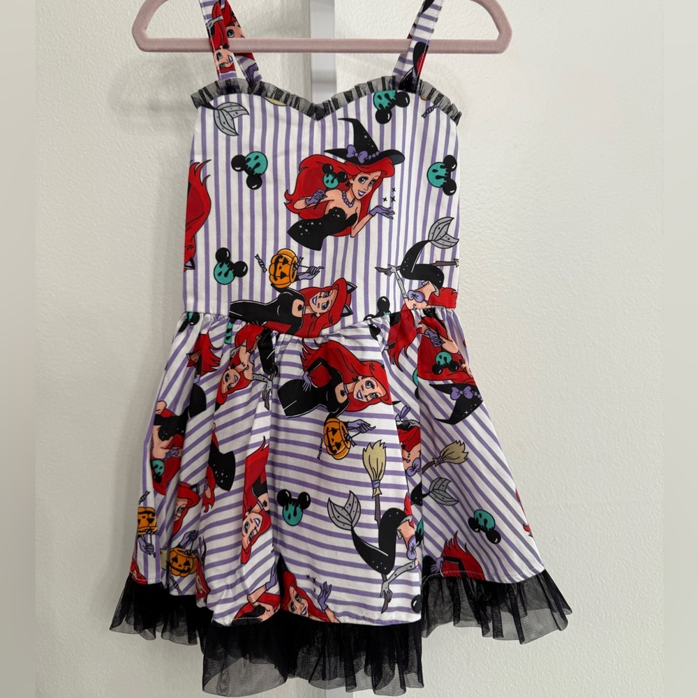 Kids Halloween Ariel Witch Costume Dress